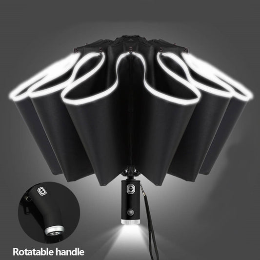 Onyx Black color variant of the Smart Umbrella.